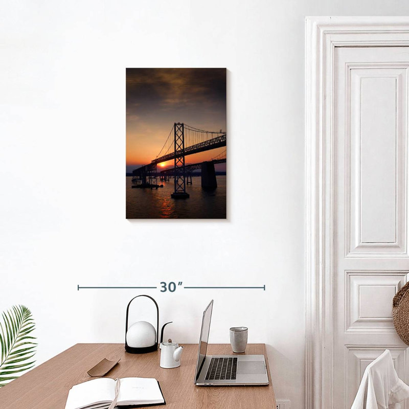 Lilie Chesapeake Bay Bridge Dusk, 24" H x 16" W