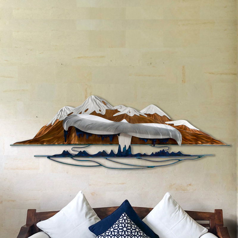 Handmade Rustic Landscape & Nature Wall Decor on Metal