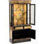 Gold Lacquer Curio Cabinet - Cranes