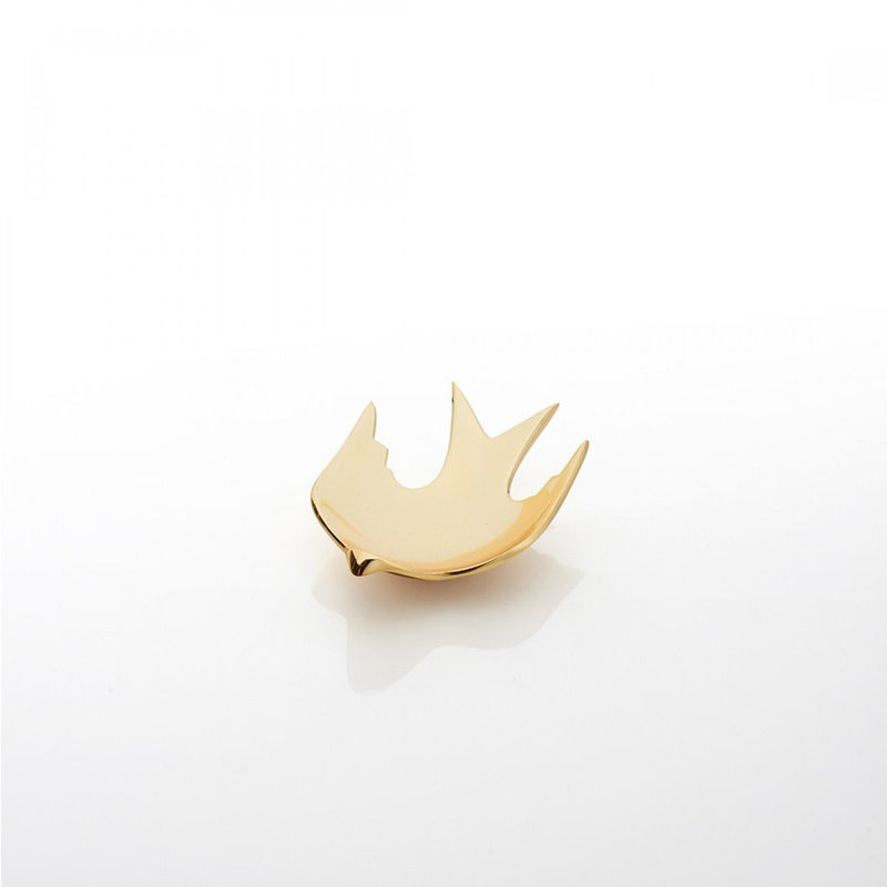 Plateau pour meuble-lavabo Dove, Or