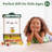 Preschool Pretend Farmer's Market Stand with Kitchen Accessories