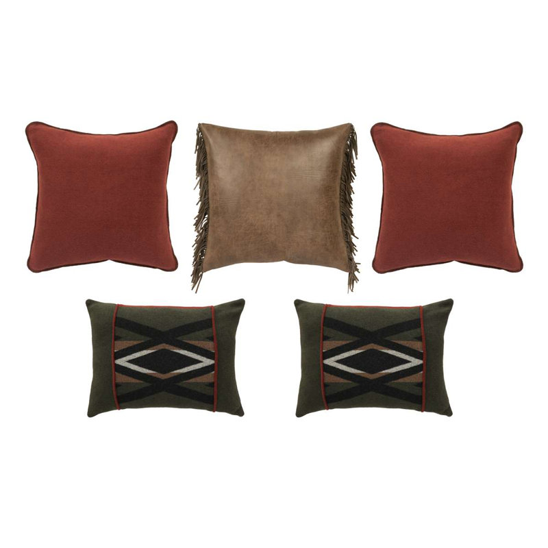Wooded River Paloma Earth - Value Set - Cal King, California King Bedspread + 5 King Shams