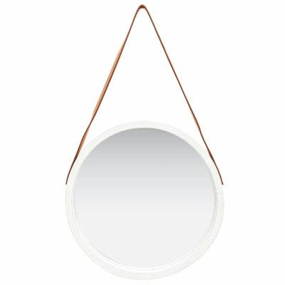 Hanging Mirror Height Adjustable Wall Mirror Bathroom Mirror Round