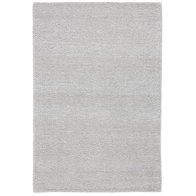 Almus Handmade Tufted Wool Silver Area Rug