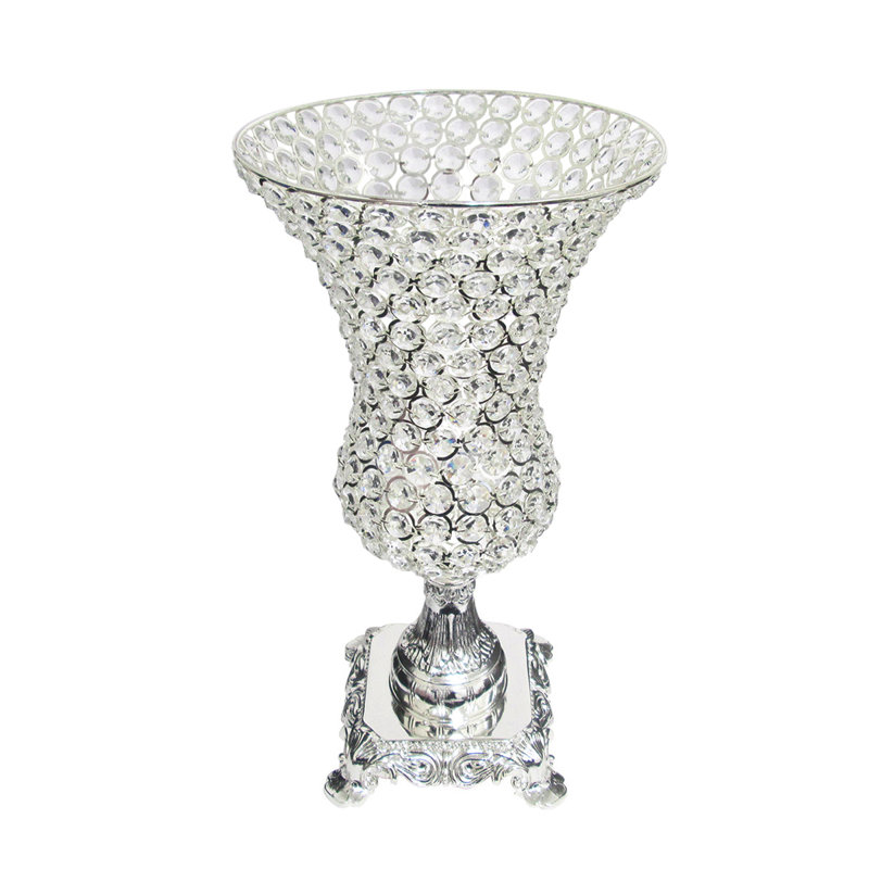 Table Hurricane, Argent, H 15,5 po x l 8,25 po x P 8,25 po