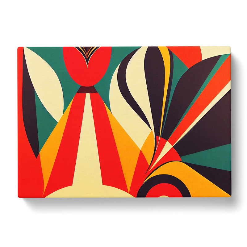 Attractive Abstract Art - Wrapped Canvas Print, 35cm H x 50cm W