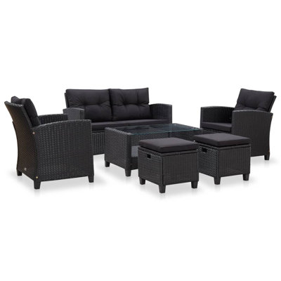 Sarani 6 Piece Lounge Chair with Cushions