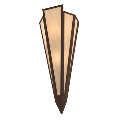 2 - Light Flush Mounted Sconce