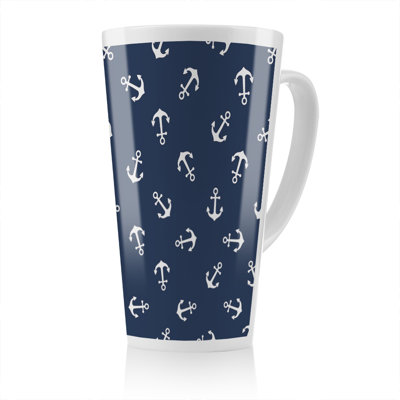 Anchors On Latte Mug