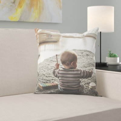 Microsuede Throw Pillow