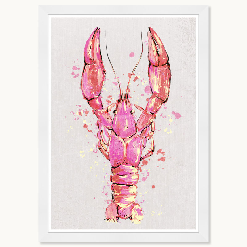 Homard rosé, Cadre blanc