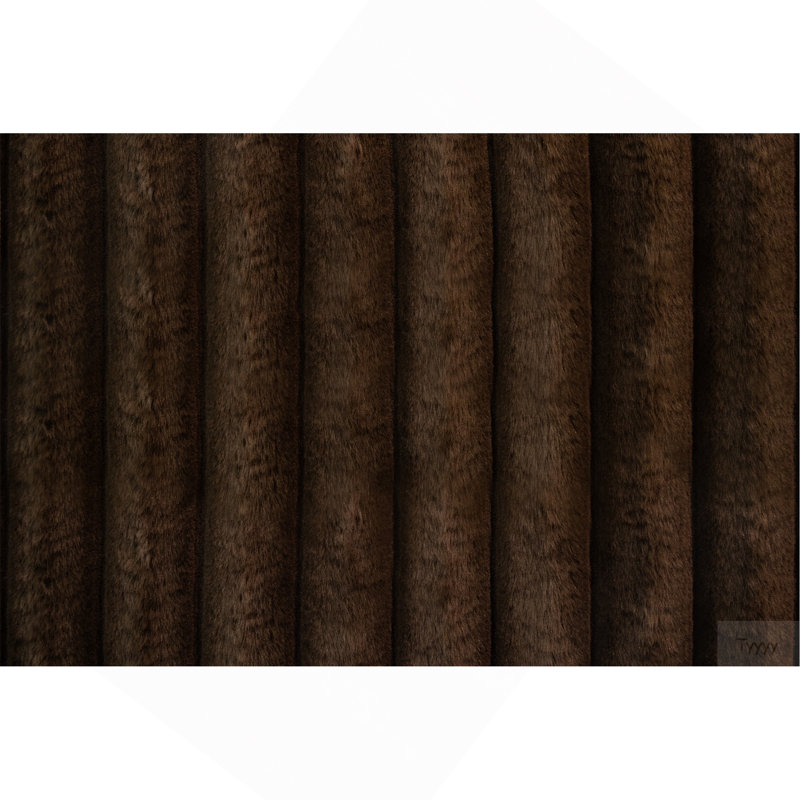 Causeuse inclinable avec boîte de rangement Living, Chocolat