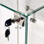 Armoire de rangement en verre trempé, armoire à vin, armoire de rangement, classeur avec bandes lumineuses à DEL Bluetooth-618732150