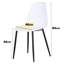 Aspen 5-Piece Casual Dining Set - Spacious Round Table & 4 Curved Plastic Chairs-105509826-124157413