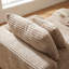 Canapé à compression, causeuse moderne en velours côtelé compact pour petite maison