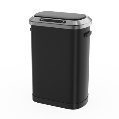 13 Gallons Stainless Steel Motion Sensor Trash Can Automatic Garbage Dustbin