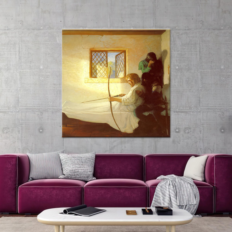Reproduction d'art sur toile imprimée: Passage de Robin des bois de la Nouvelle-Écosse, 1P BlackFramedCanves