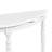 2'' Retro Circular Curved Half-Moon Console Table with Cloud Design Top and Open Shelf Solid Wood Frame and Legs-207327586