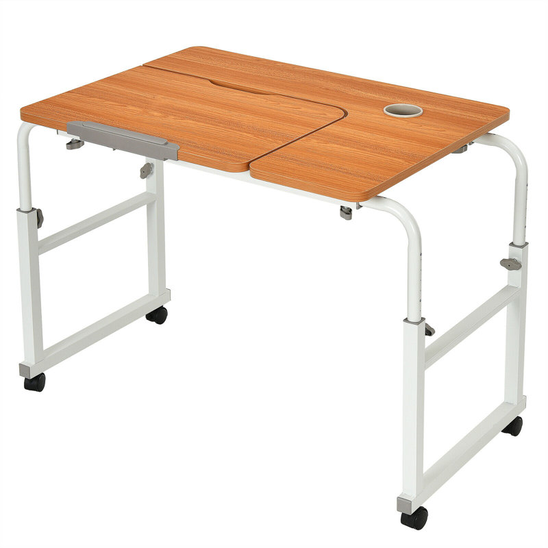 Adjustable Height Iron Drafting Table, Coffee