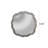 33" W Funchess Round Wall Mirror Silver Finish Decorative Accent Mirror