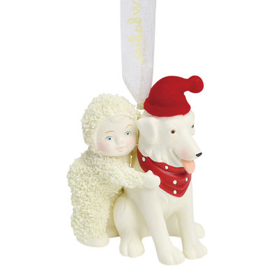 Ornement en forme de chien Snowbabies Celebrations Best Friends