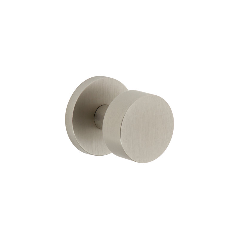 Rosette Viaggio Circolo (couloir et garde-robe) avec poignée Circolo, Nickel satiné