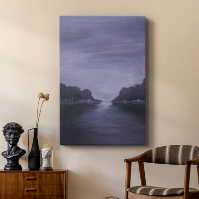 Amethyst Moonlight I -Custom Wrapped Gallery Cavas