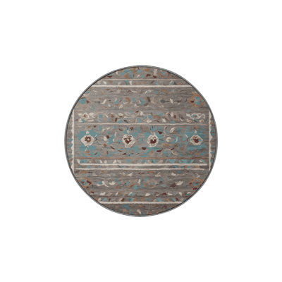 Machine Washable Gray Area Rug