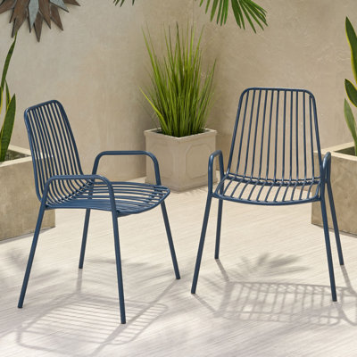 Chaise d'extérieur moderne (ensemble de 2)