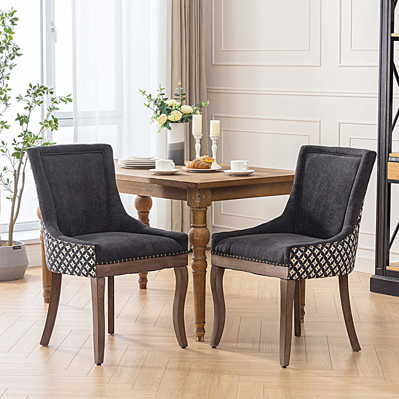 Ensemble de 2 chaises de salle à manger Ultra Side, Noir