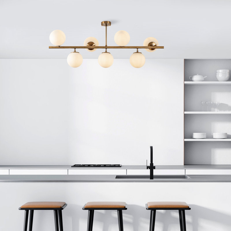 Luper 7 - Light Kitchen Island Pendant, Gold