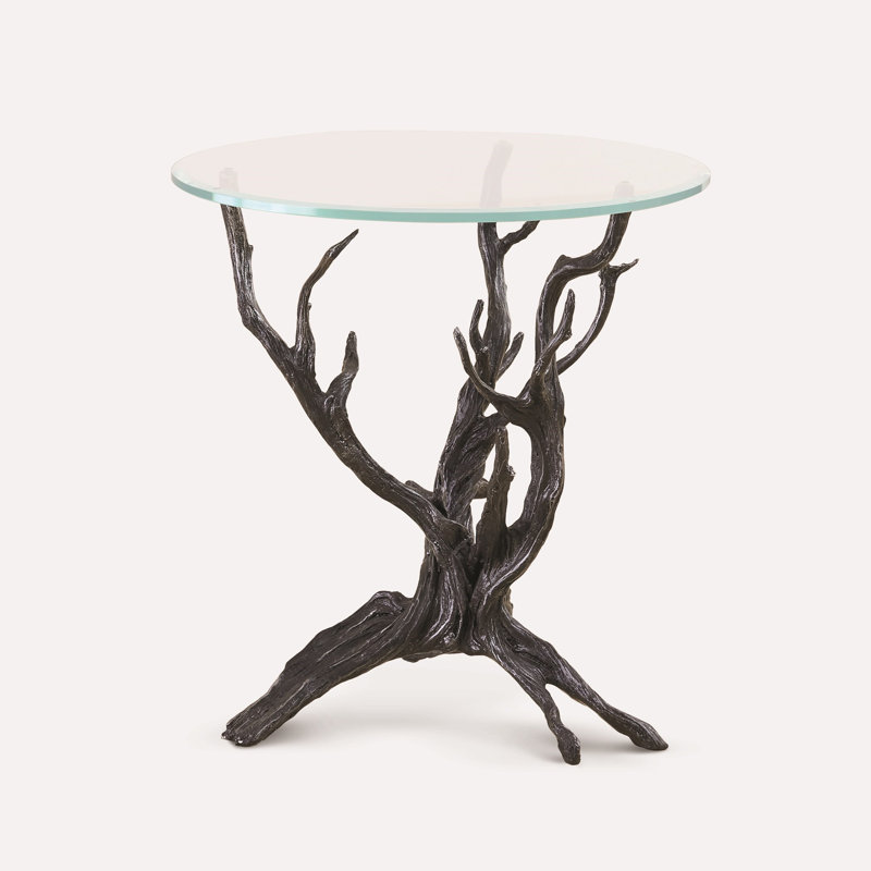 Glass End Table