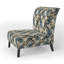 Fauteuil de chambre antique beige et marocain recouvert de velours