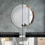 Huldar Glass Flat Wall Mirror
