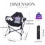 Chaise de camping pliante 