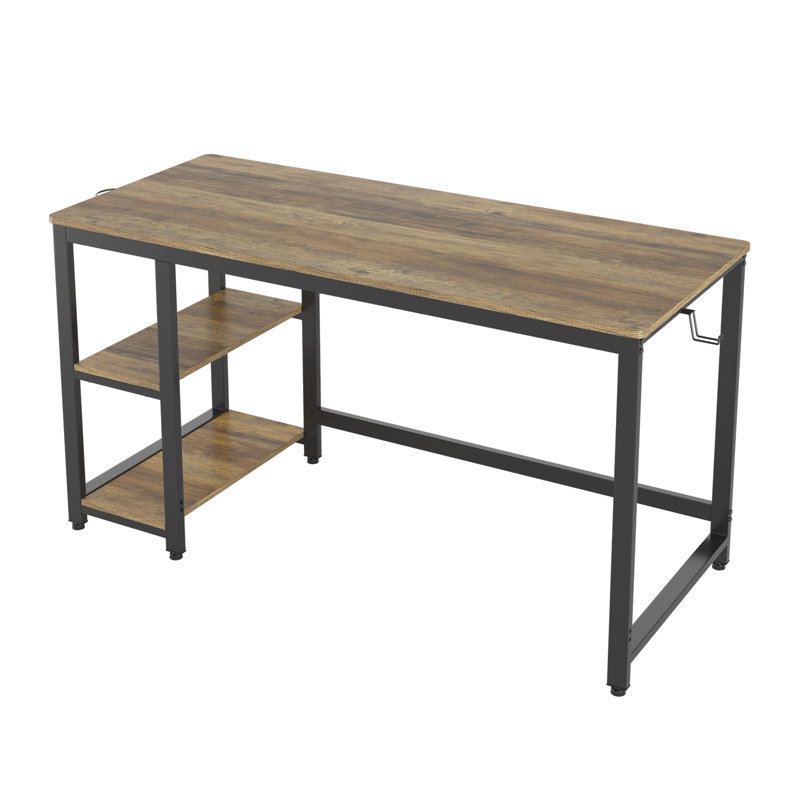 Writing Desk, Rustic Brown/Black