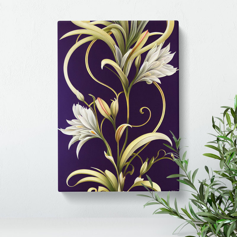 XC1022-1459X Classic Flowers No.2 - Wrapped Canvas Print, 50cm H x 35cm W x 3cm D