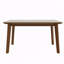 Table à manger - Structure en bois massif, table à manger moderne et minimaliste pour cuisine, salle à manger, salon-85589647