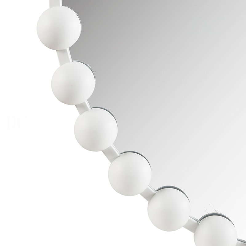 Miroir mural rond 36 po, White, 36,02 po x 36,02 po