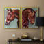 «Paint by Number Horse I», reproduction encadrée de qualité supérieure - prête à être accrochée - aucun clou requis - aucun clou requis-331636465-331636464