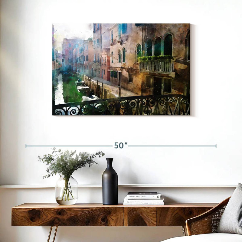 Canal de Venise, H 24 po x l 36 po