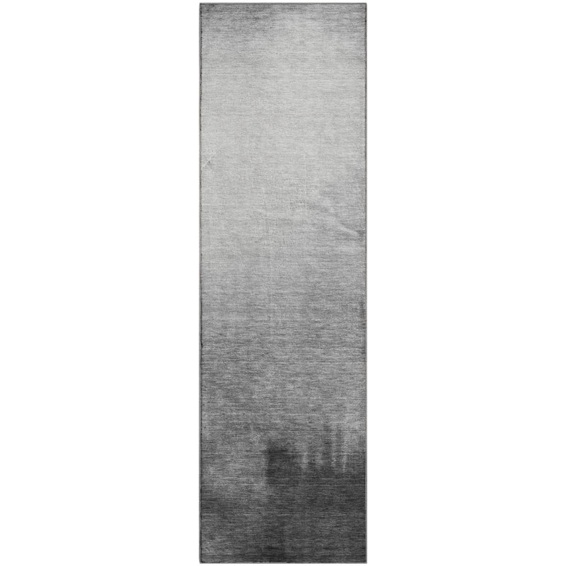 Tapis dégradé de qualité supérieure Mayfield AMF2420, Gris, Tapis de couloir 2 pi 3 po x 7 pi 6 po