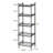 5-Tier Bathroom Storage Shelf, Heavy Duty Wire Shelving Unit Free Standing Towel Rack Organization For Kitchen Bathroom Laundry, Black