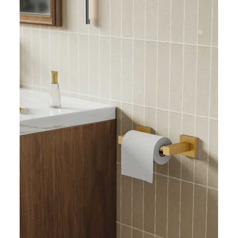  Porte-papier hygiénique pivotant Luster, Or brossé