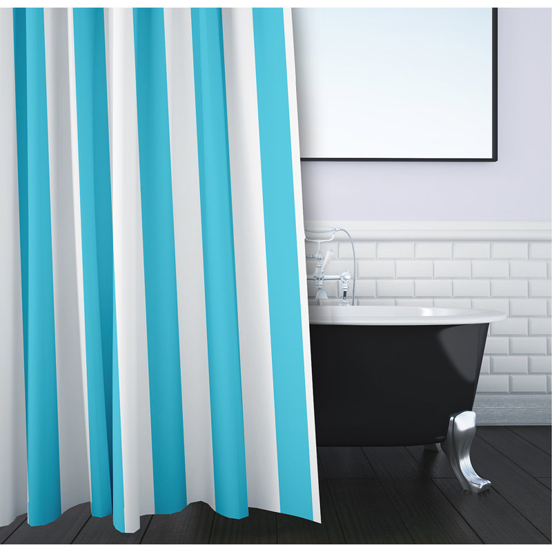 Rideau de douche simple, Turquoise