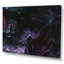 Marbre rose néon sur noir - peinture sur toile-67359486-67359480