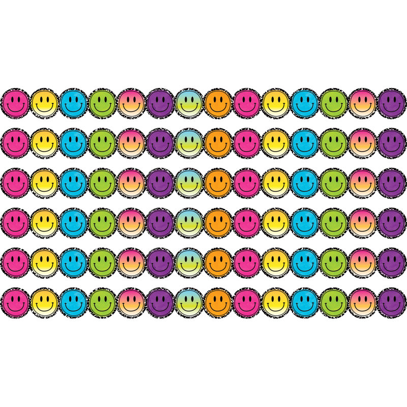 Bordure découpée découpée Brights 4Ever Smiley