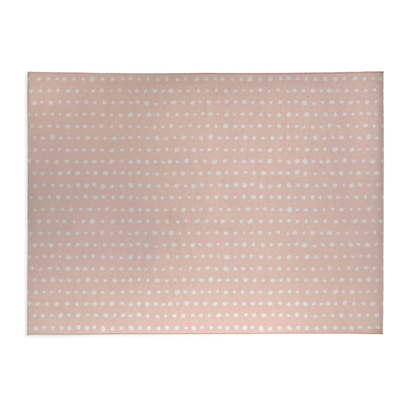 Dot Row Non-Slip Outdoor Rug, Rectangle 2' x 3'