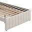 Lit plateforme tapissier avec lit gigogne et 3 tiroirs-114218249