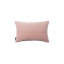 Insert de housse de coussin tissé lombaire décoratif rose